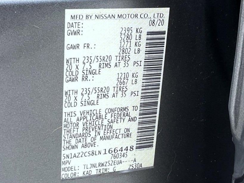 Used 2020 Nissan Murano SL AWD/4WD image 25