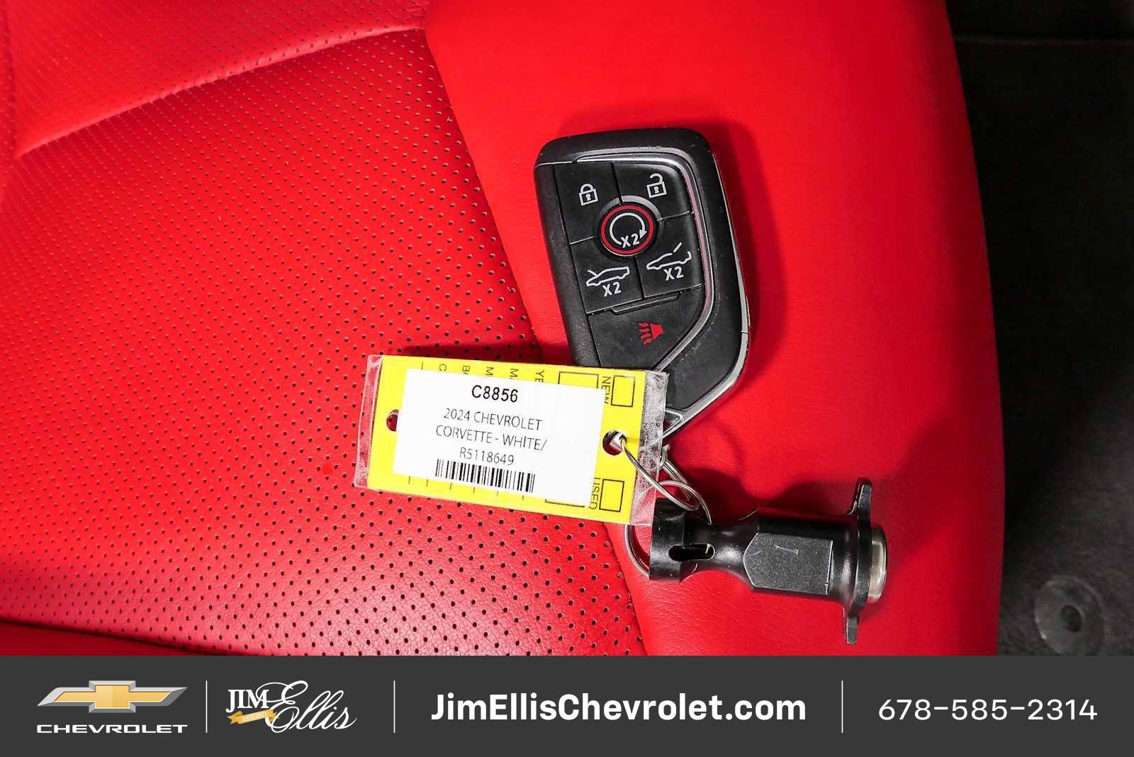 Certified 2024 Chevrolet Corvette Stingray Preferred Cpe w/ Stealth Interior Trim Package RWD image 20