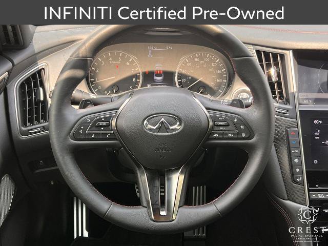 Certified 2023 INFINITI Q50 Red Sport 400 w/ Black Opal Edition RWD image 14