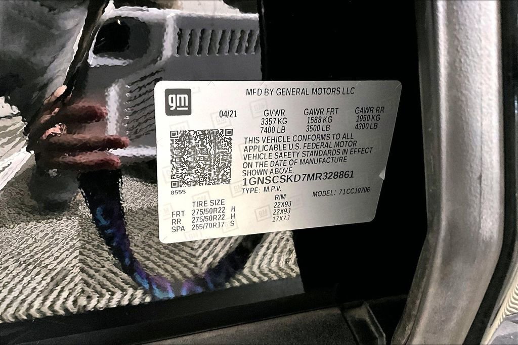 Used 2021 Chevrolet Tahoe Premier w/ Premium Package image 33