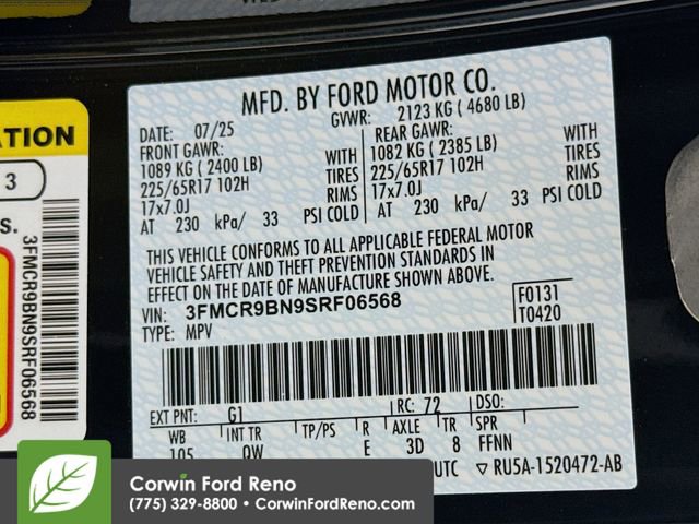 New 2025 Ford Bronco Sport Big Bend w/ Convenience Package image 35