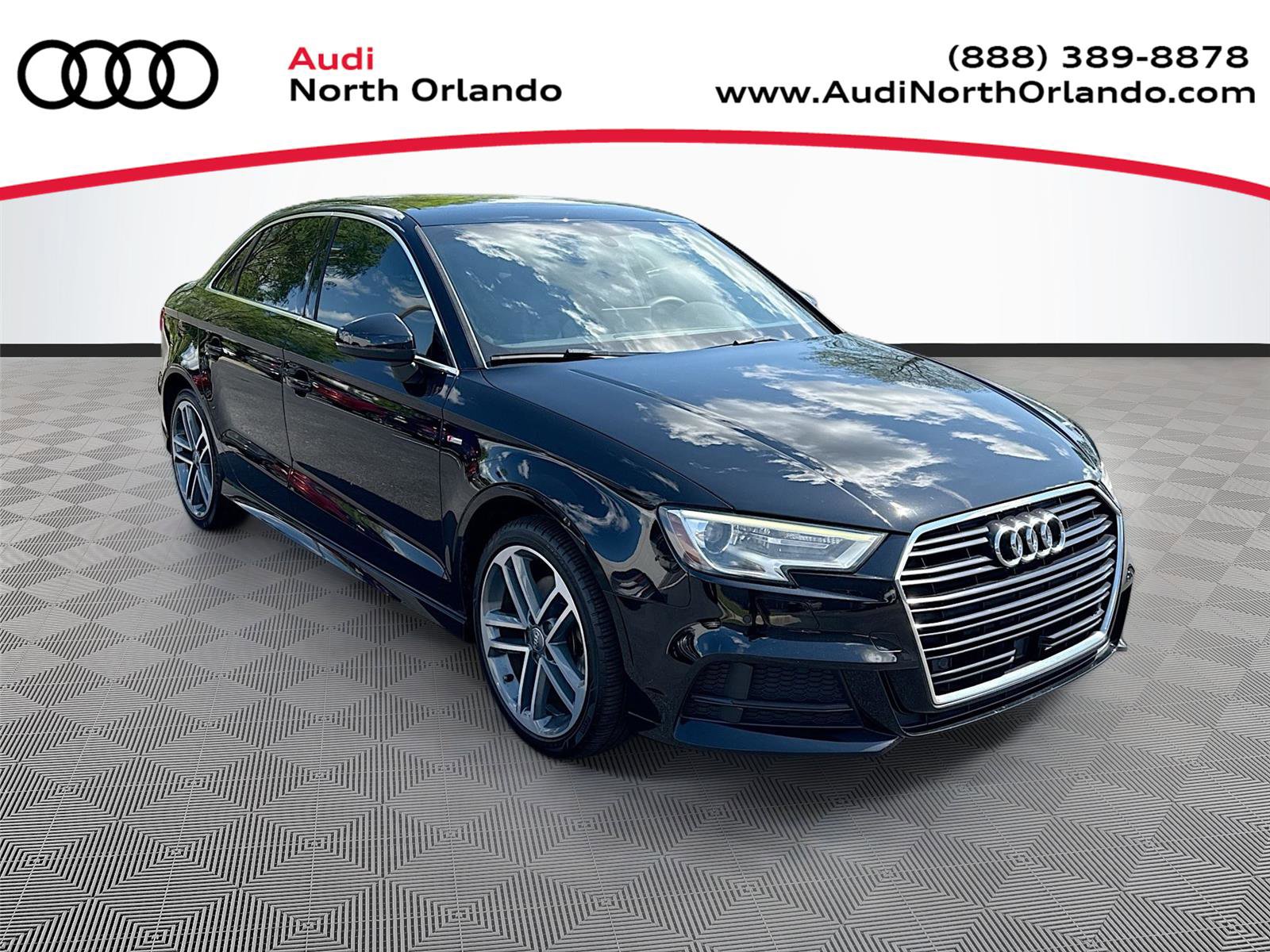 Certified 2018 Audi A3 2.0T Premium Plus w/ Premium Plus Package FWD image 1