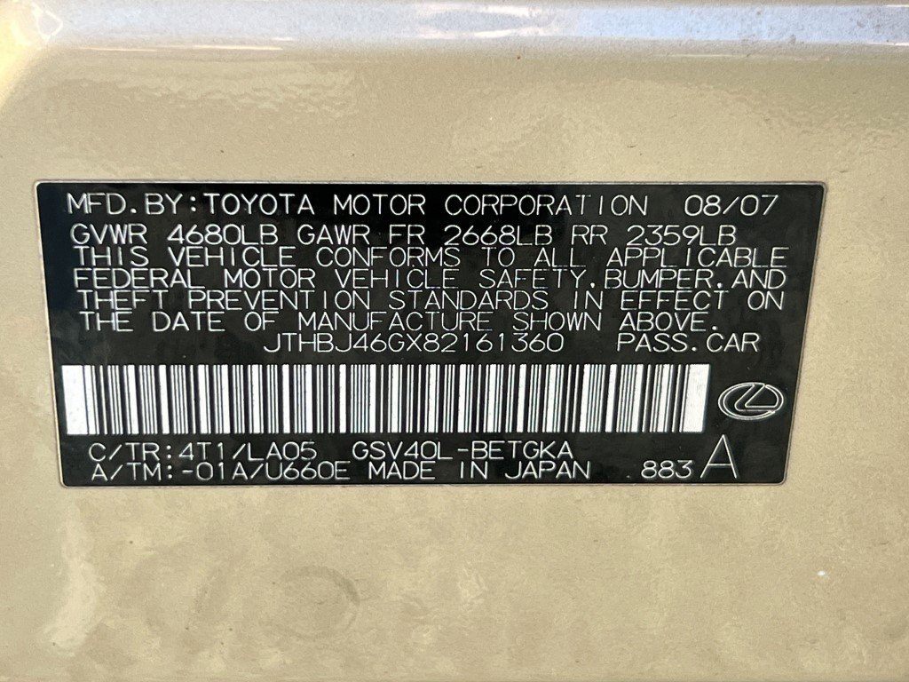 Used 2008 Lexus ES 350 350 4dr Car image 30