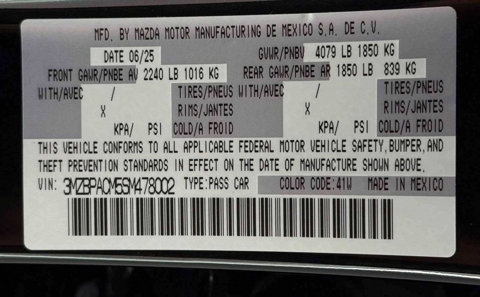 Used 2025 MAZDA MAZDA3 s image 18