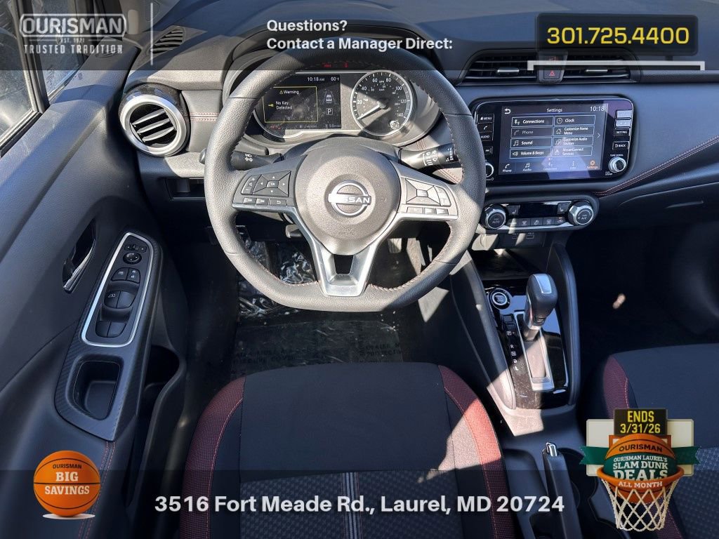 New 2025 Nissan Versa SR w/ Trunk Package image 17