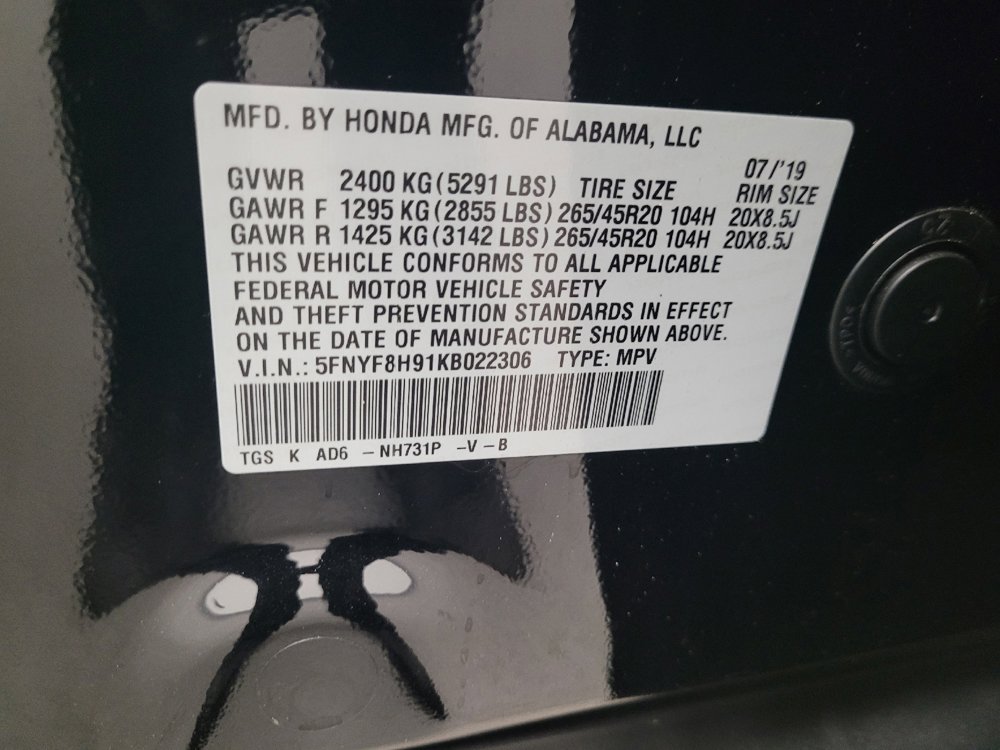 Used 2019 Honda Passport Touring image 33