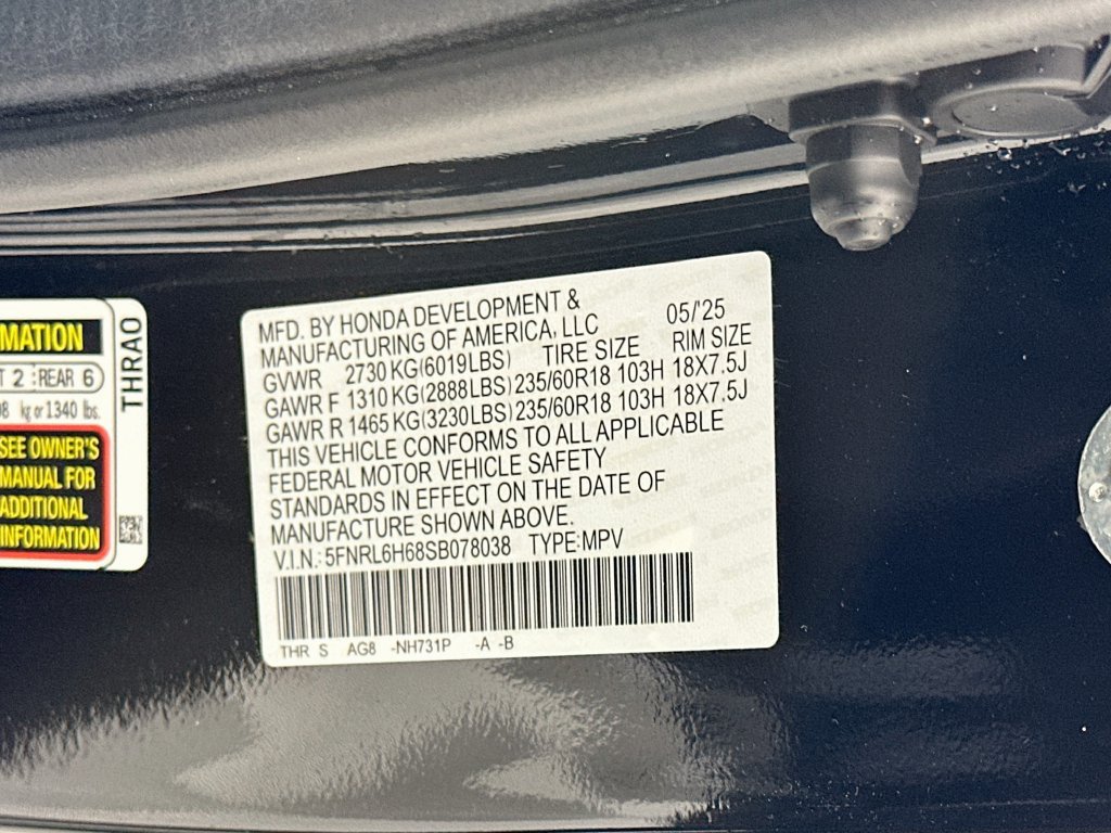 Certified 2025 Honda Odyssey EX-L image 31