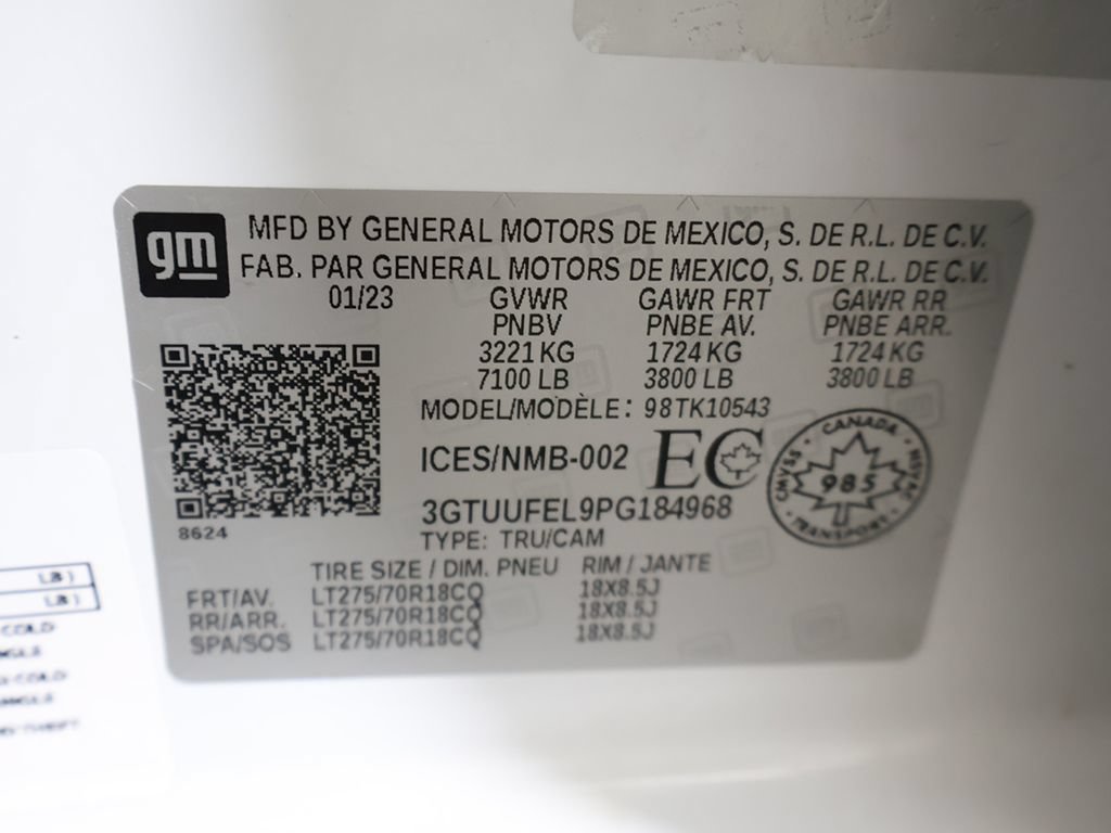 Used 2023 GMC Sierra 1500 AT4X AWD/4WD image 65