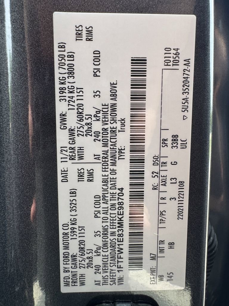 Used 2021 Ford F150 Lariat AWD/4WD image 32