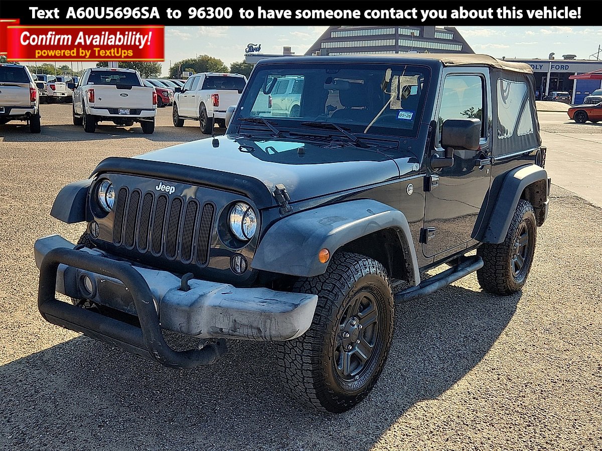 Used 2016 Jeep Wrangler Sport w/ Trailer Tow Group