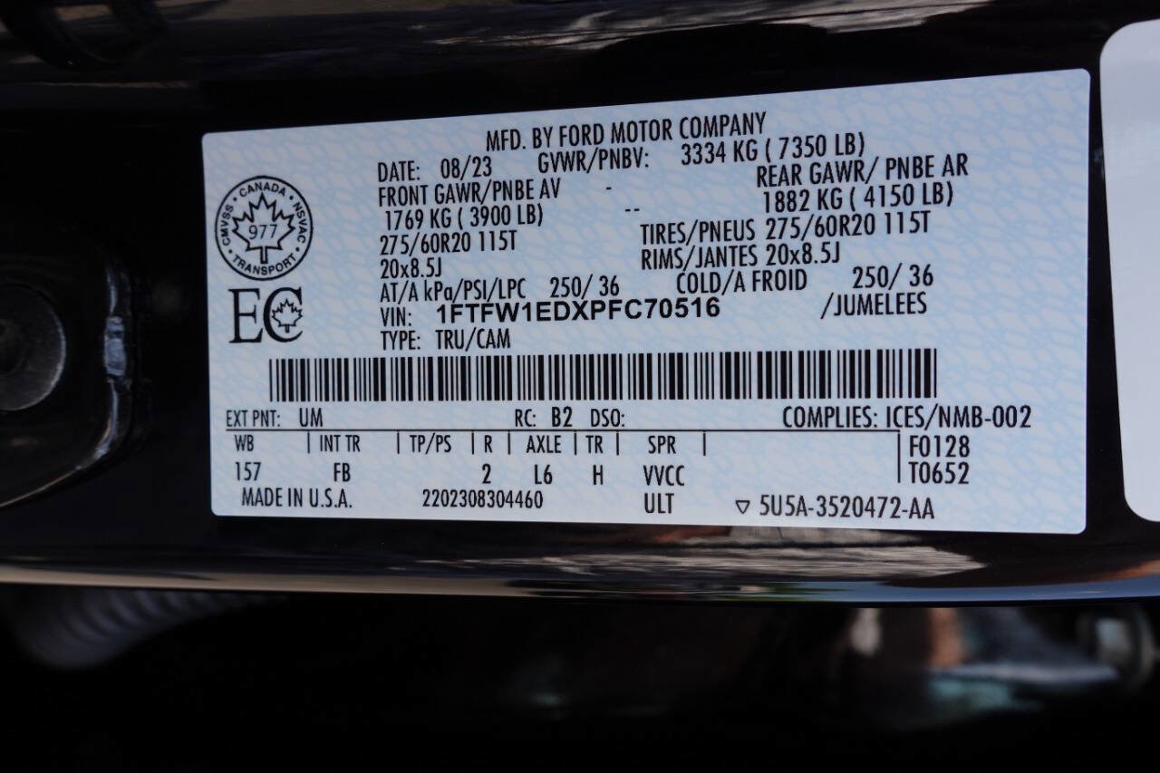 Used 2023 Ford F150 XLT w/ Equipment Group 302A High AWD/4WD image 21