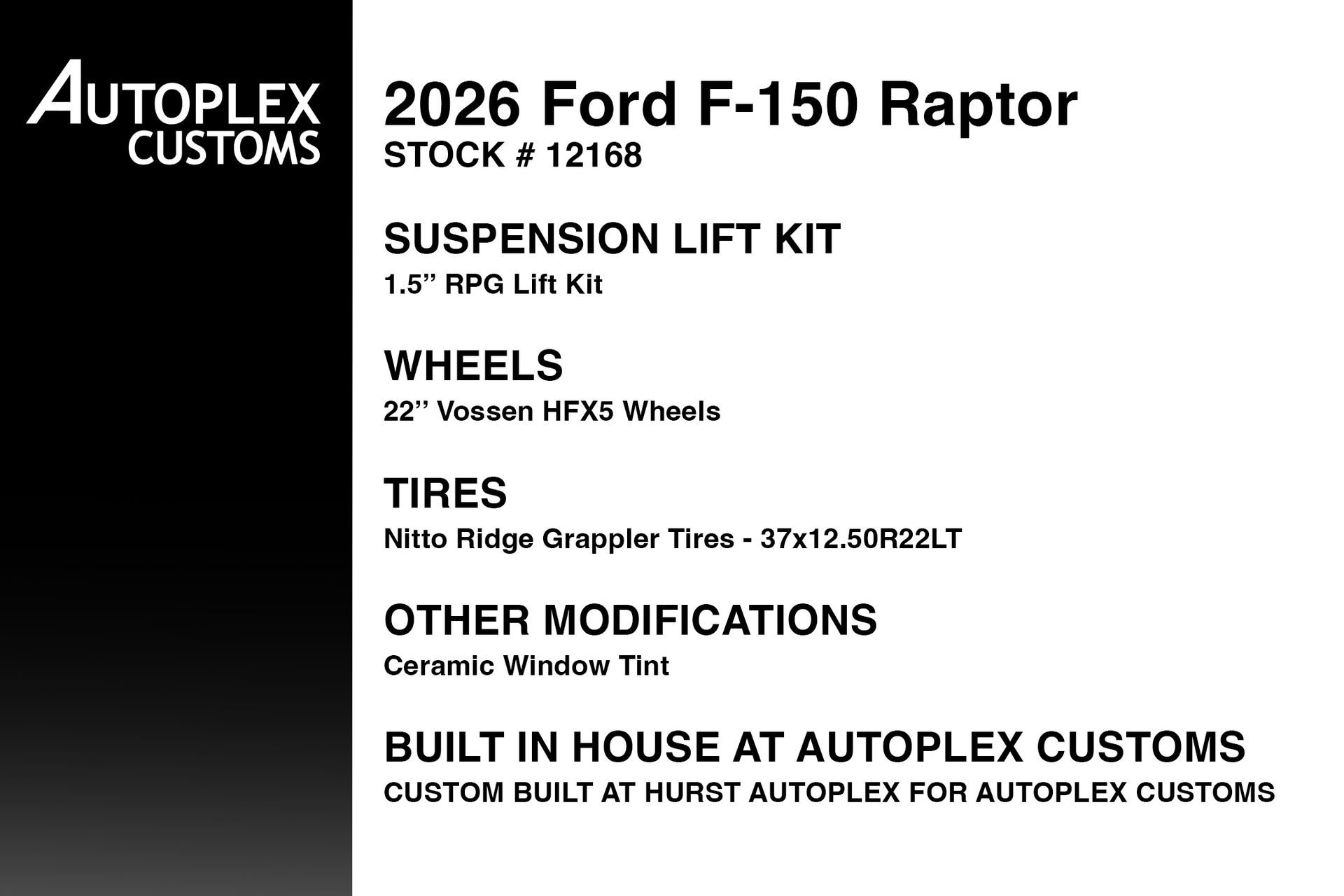 Used 2026 Ford F150 Raptor w/ Equipment Group 803A Raptor R AWD/4WD image 2