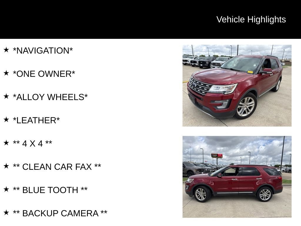 Used 2017 Ford Explorer Limited w/ Equipment Group 301A AWD/4WD image 4