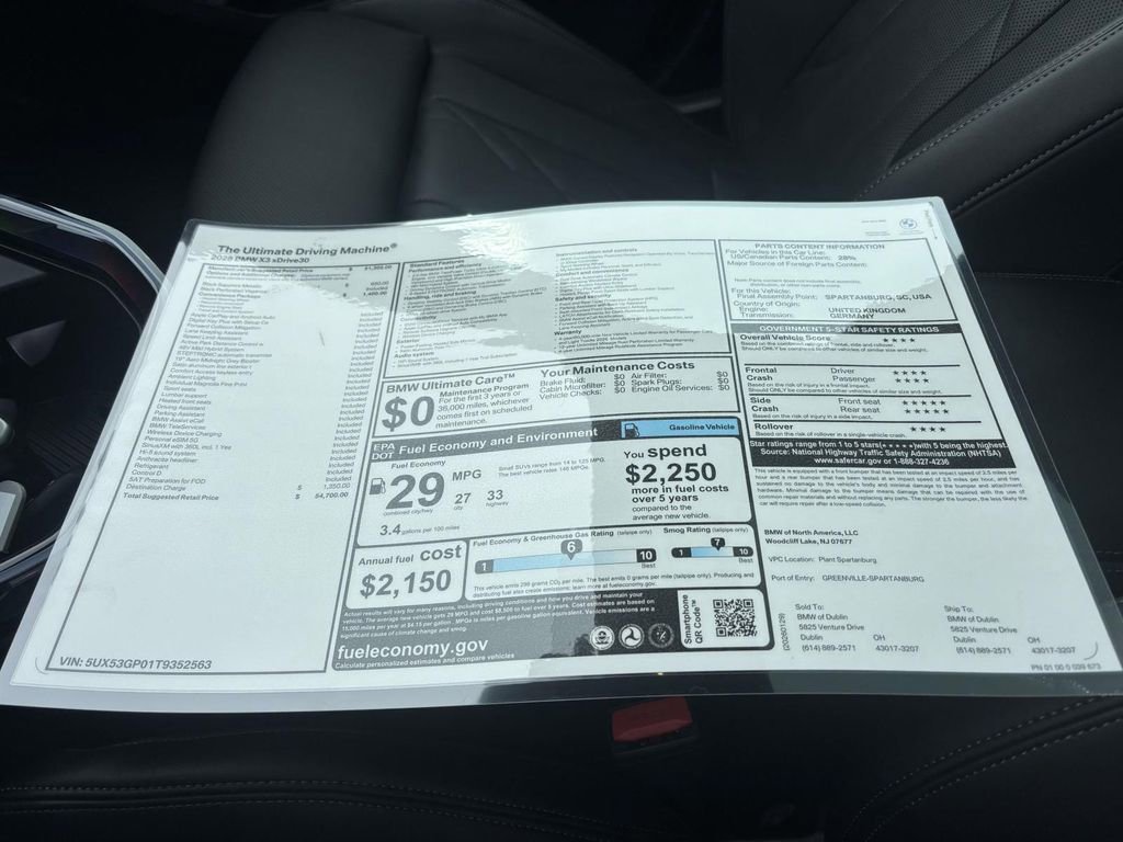 New 2026 BMW X3 xDrive30 w/ Convenience Package image 32