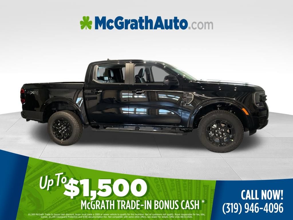 New 2026 Ford Ranger Lariat w/ Black Appearance Package