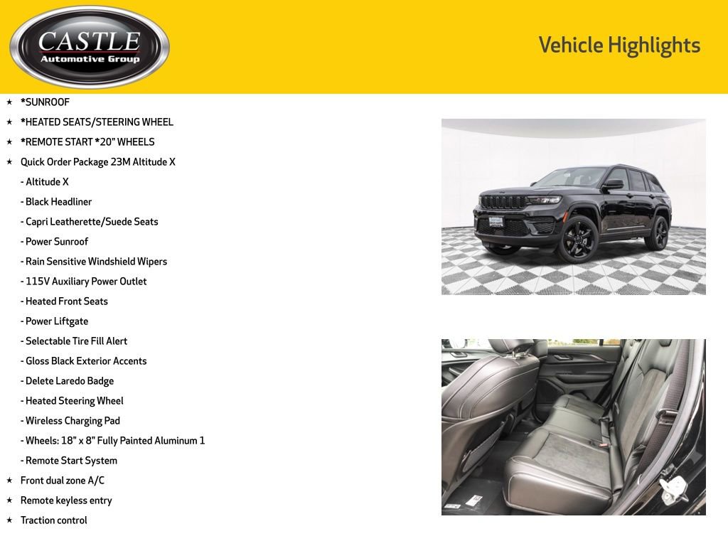 New 2025 Jeep Grand Cherokee Altitude image 3