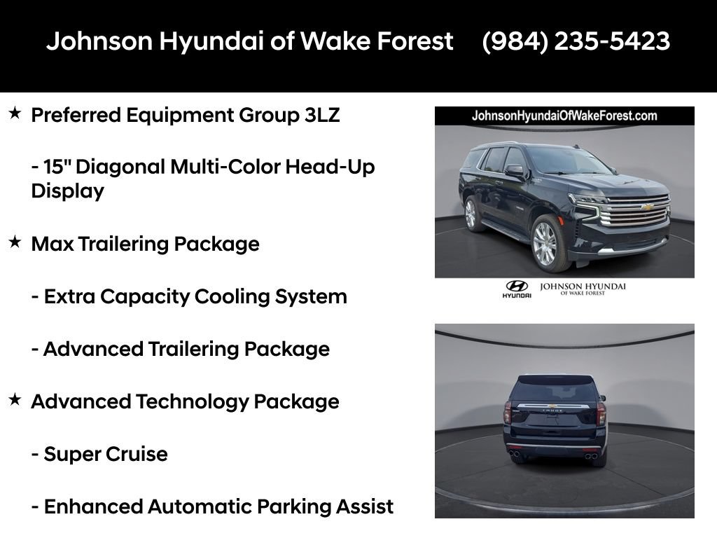 Used 2023 Chevrolet Tahoe High Country w/ Advanced Technology Package AWD/4WD image 35