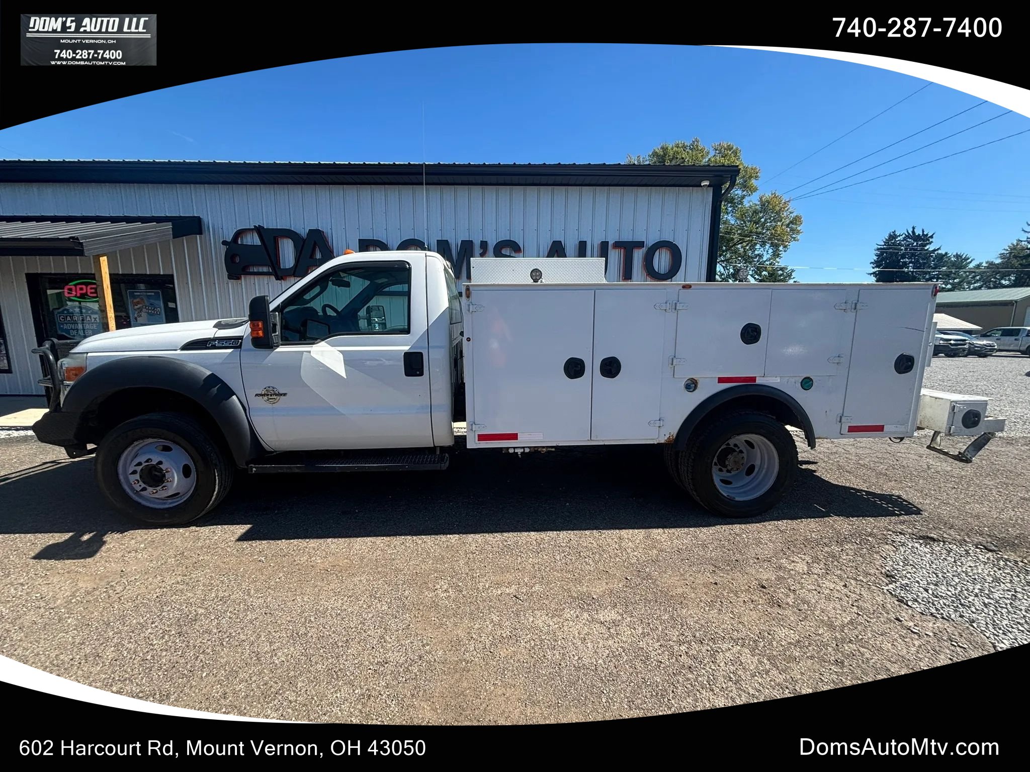 Used 2013 Ford F550 4x4 Regular Cab Super Duty w/ Payload Upgrade Pkg