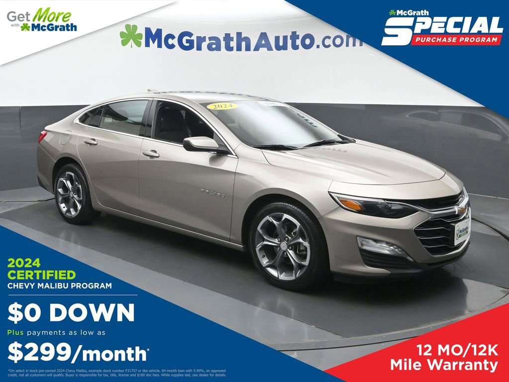 Used 2024 Chevrolet Malibu LT FWD image 1