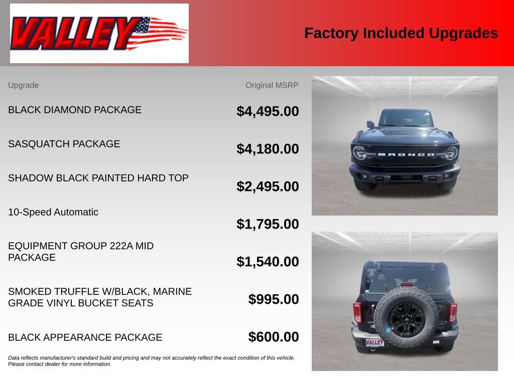 New 2026 Ford Bronco Big Bend w/ Black Diamond Package AWD/4WD image 4