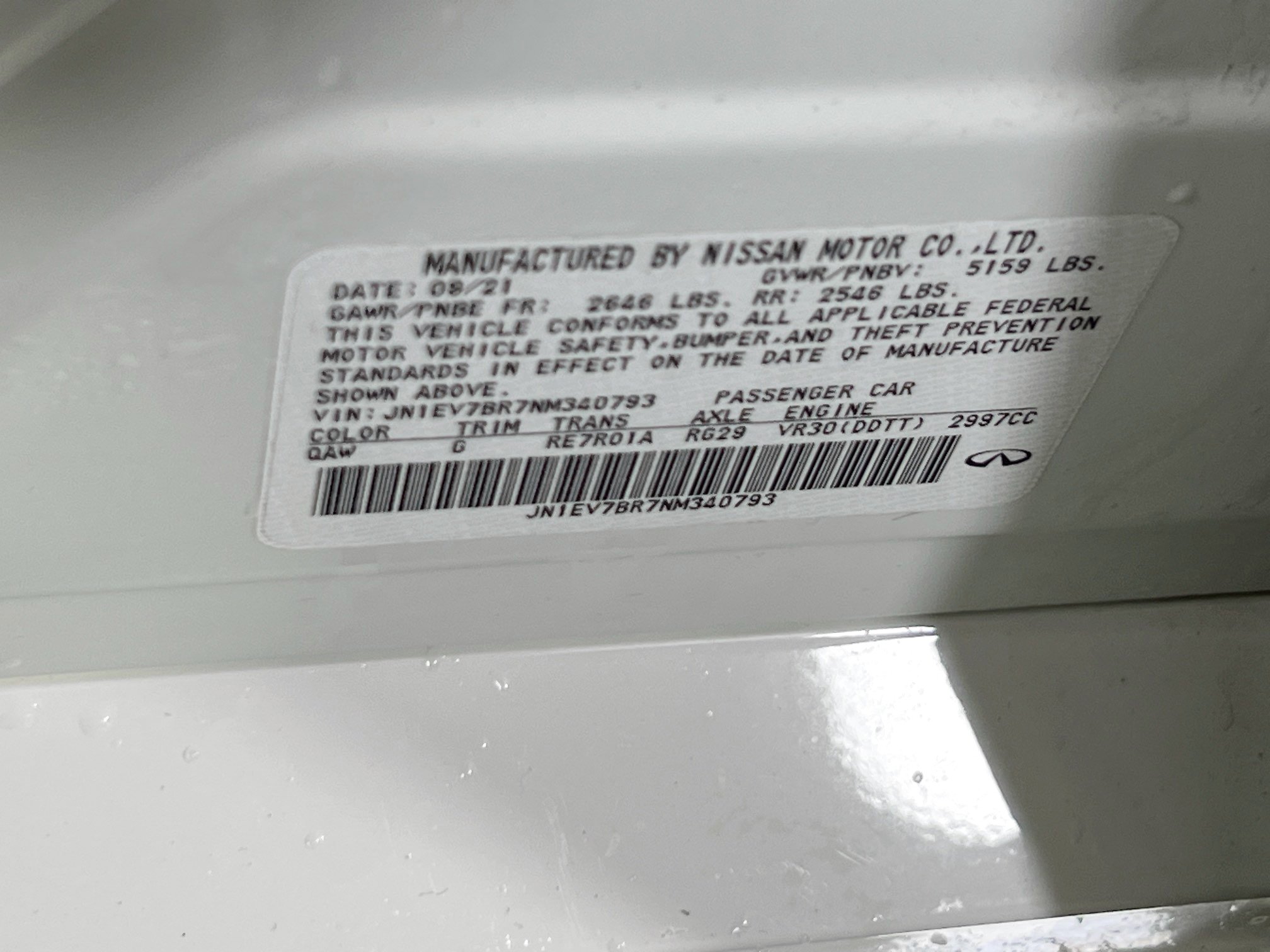 Used 2022 INFINITI Q50 Luxe w/ Cargo Package image 32