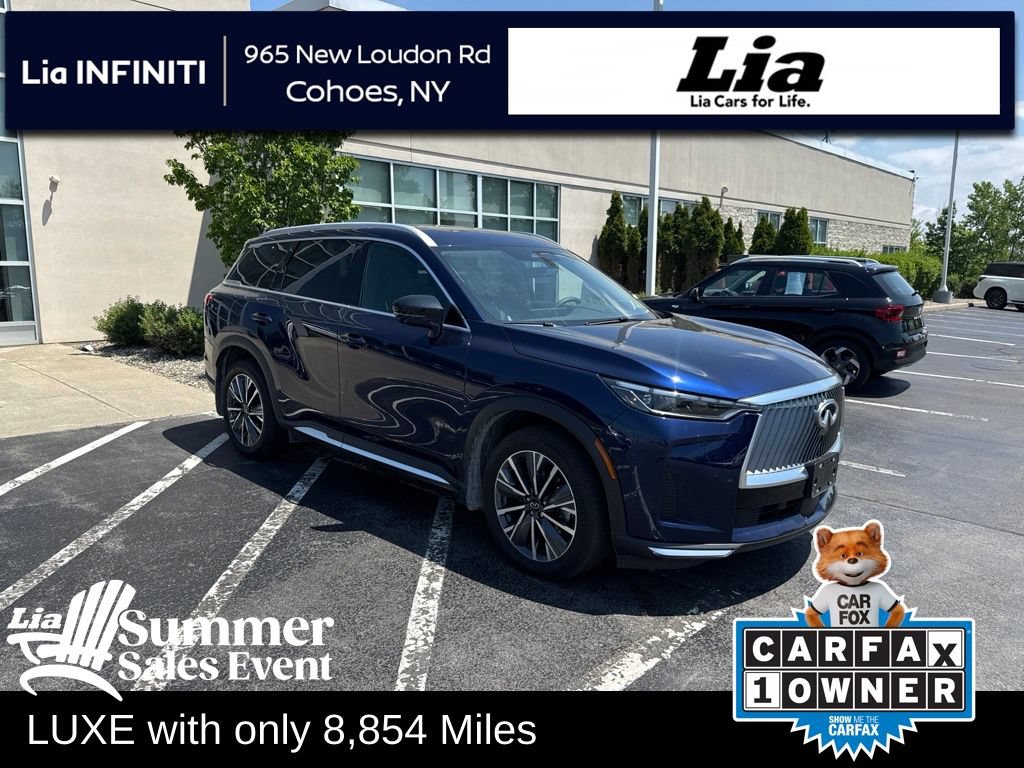Certified 2026 INFINITI QX60 Luxe w/ Cargo Package AWD/4WD 360° Tour