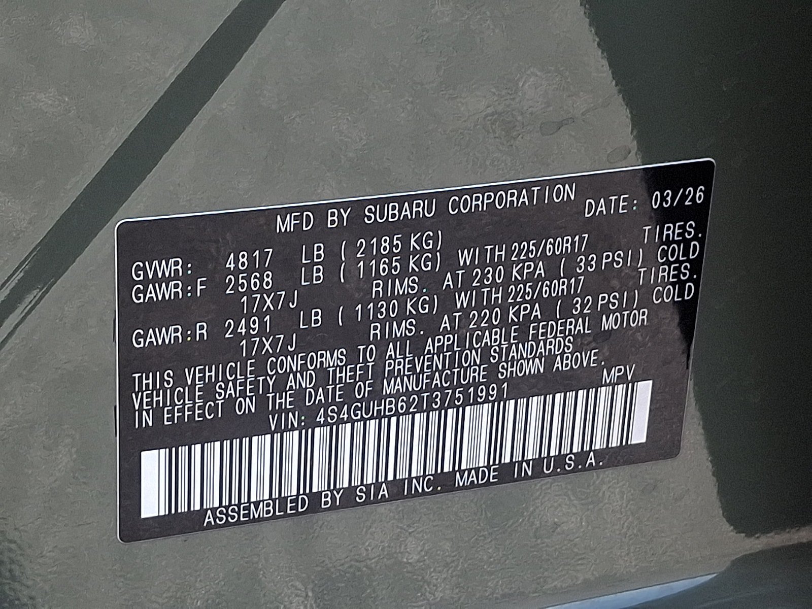Certified 2026 Subaru Crosstrek 2.5i w/ Convenience Package #1 AWD/4WD image 27