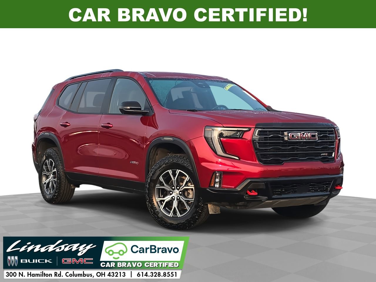 Certified 2024 GMC Acadia AT4 w/ LPO, Floor Liner Package