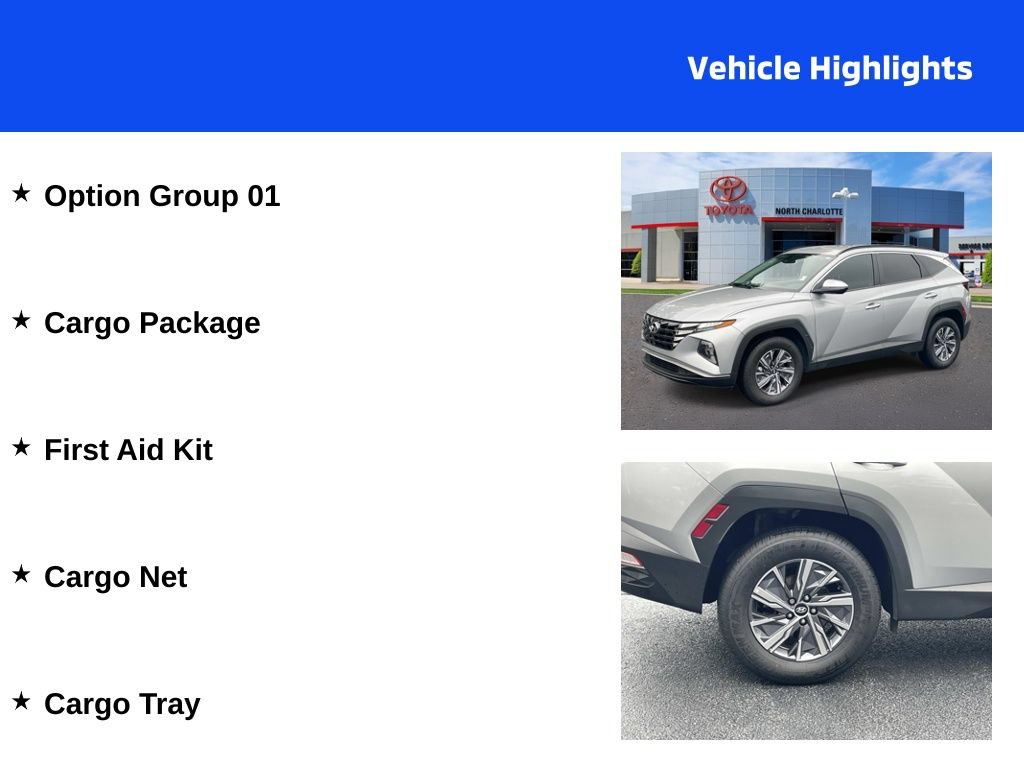 Used 2022 Hyundai Tucson Blue w/ Cargo Package AWD/4WD image 4