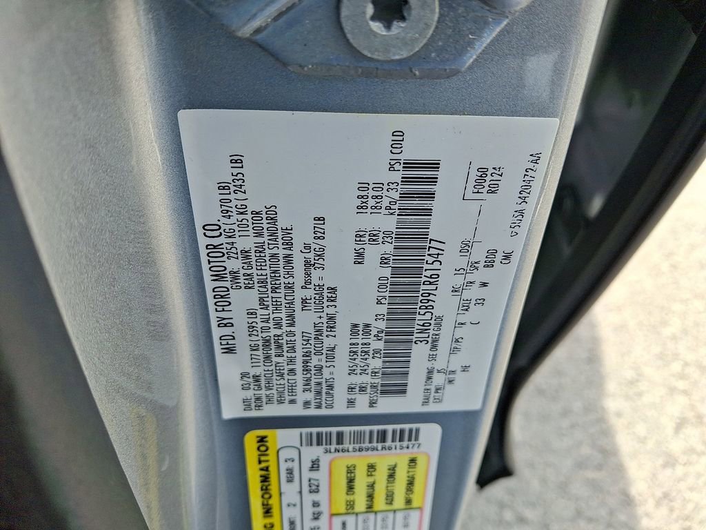 Certified 2020 Lincoln MKZ AWD w/ Convenience Package image 26