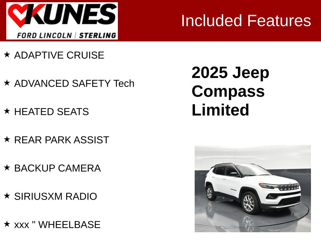 Used 2025 Jeep Compass Limited AWD/4WD image 2