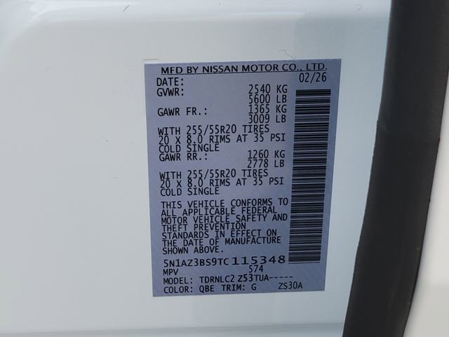 New 2026 Nissan Murano SV AWD/4WD image 11