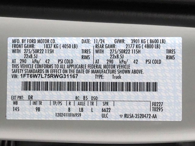 Used 2024 Ford F150 Lightning Platinum AWD/4WD image 86