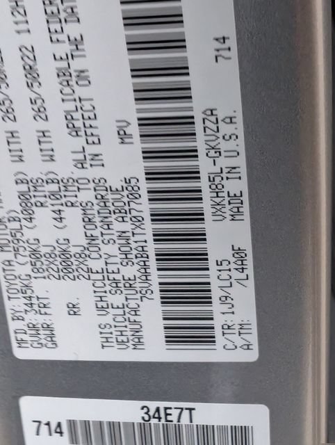 Certified 2026 Toyota Sequoia Capstone AWD/4WD image 31