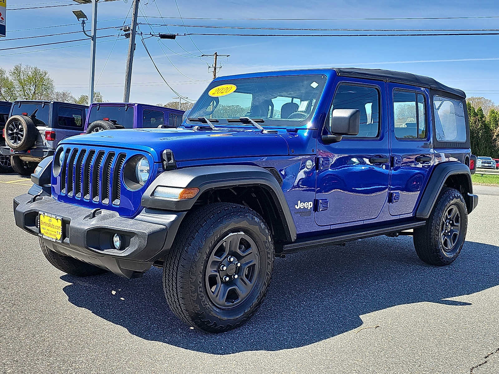 Used 2020 Jeep Wrangler Unlimited Sport AWD/4WD image 3