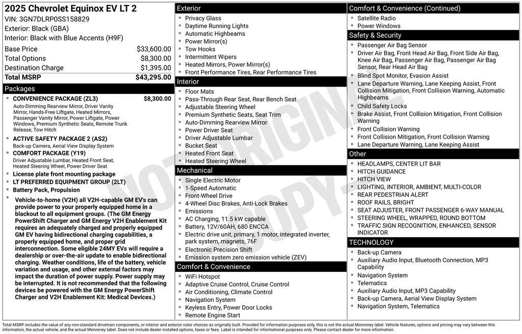 Used 2025 Chevrolet Equinox EV LT w/ Convenience Package FWD image 38