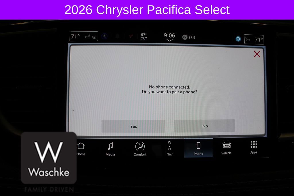 New 2026 Chrysler Pacifica Select image 50