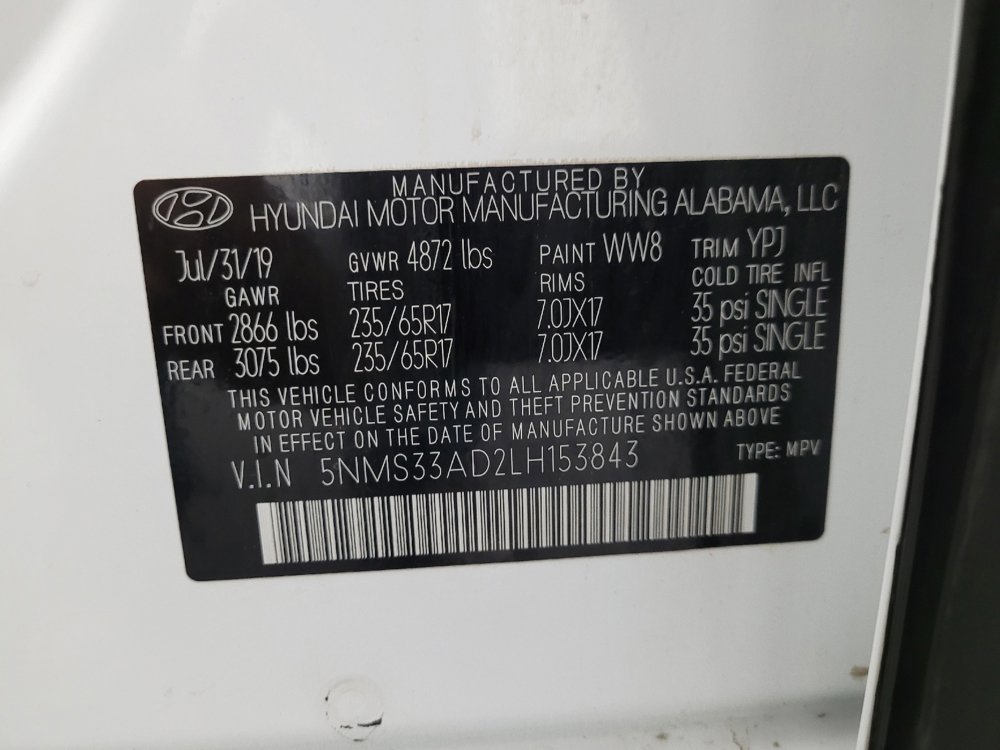 Used 2020 Hyundai Santa Fe SEL image 33