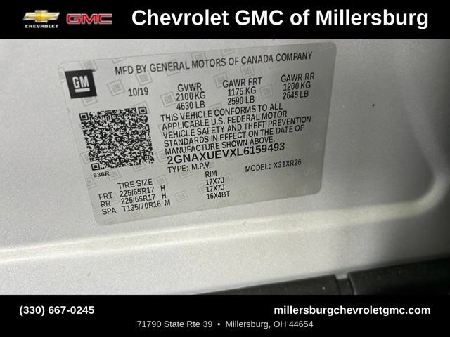 Used 2020 Chevrolet Equinox LT AWD/4WD image 34