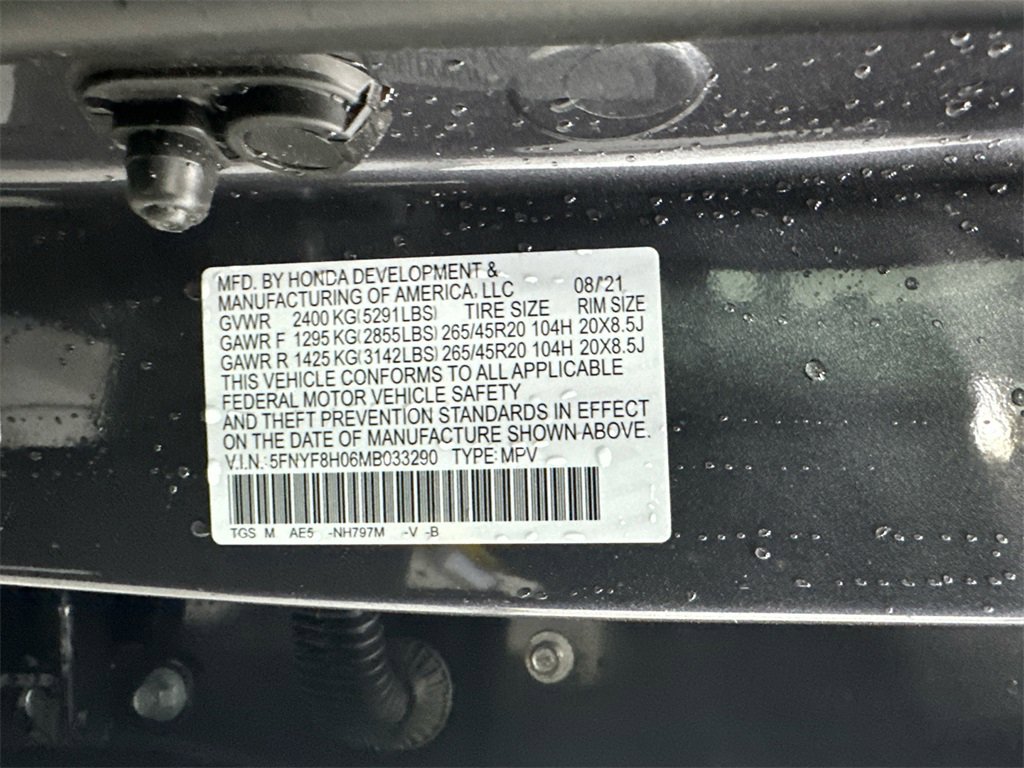 Certified 2021 Honda Passport Elite image 36