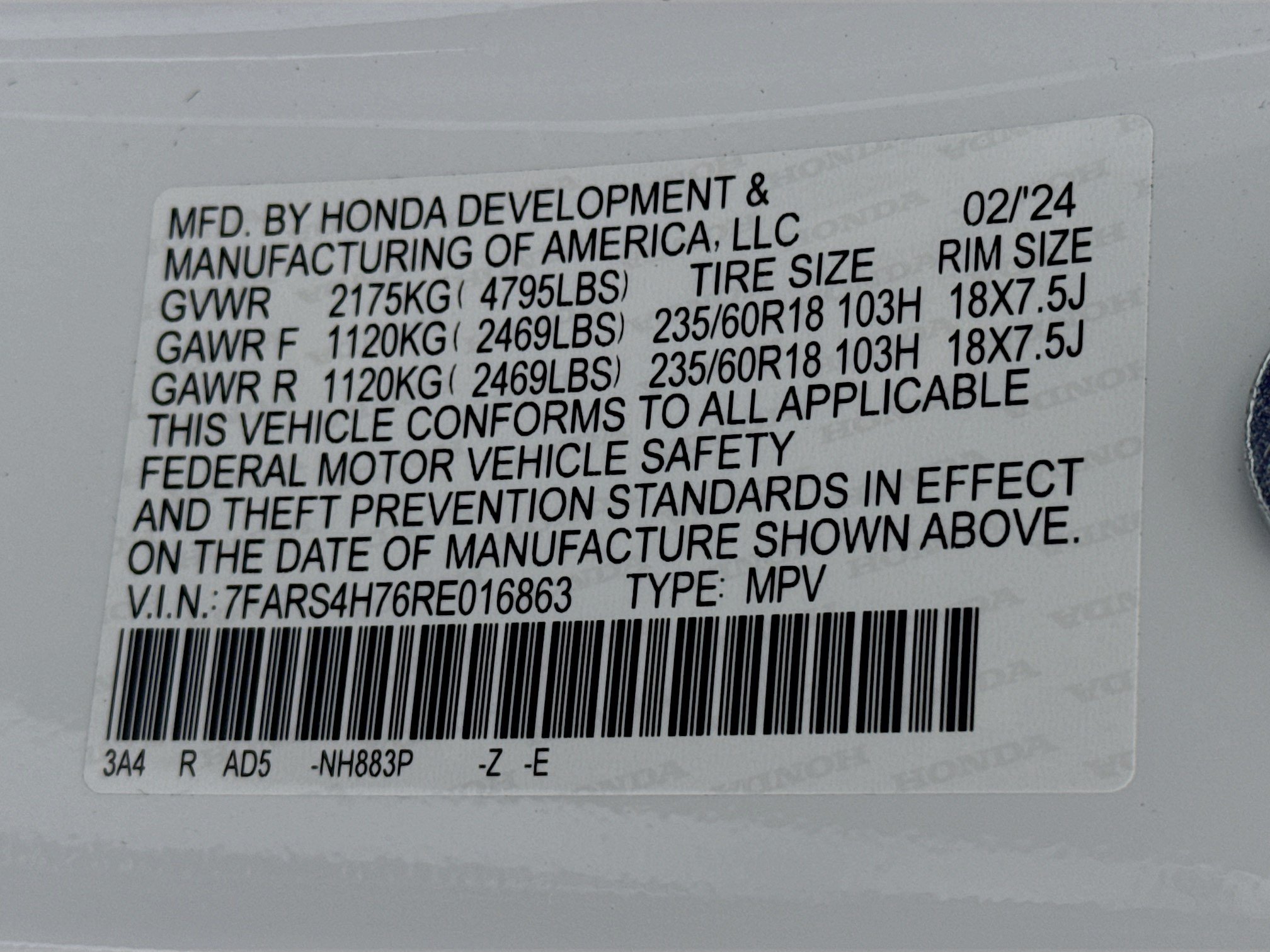 Certified 2024 Honda CR-V EX-L image 31