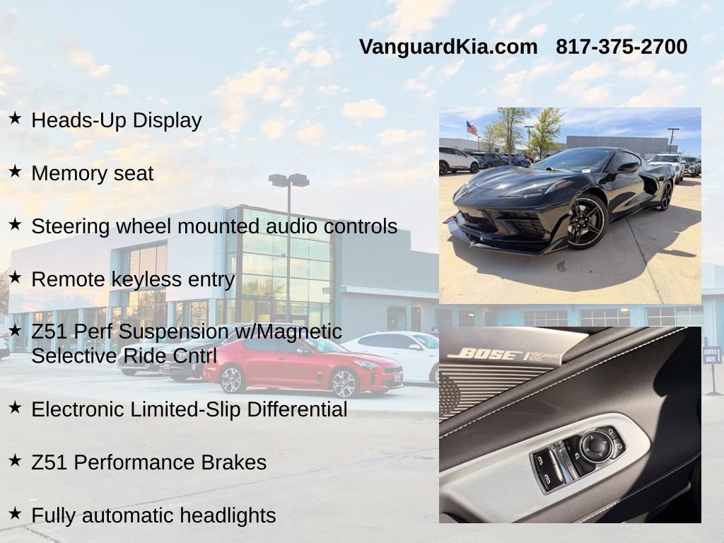 Used 2023 Chevrolet Corvette Stingray Preferred Cpe w/ Z51 Performance Package image 12