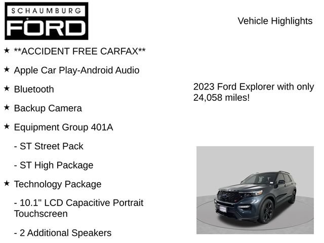 Used 2023 Ford Explorer ST w/ Equipment Group 401A AWD/4WD image 8