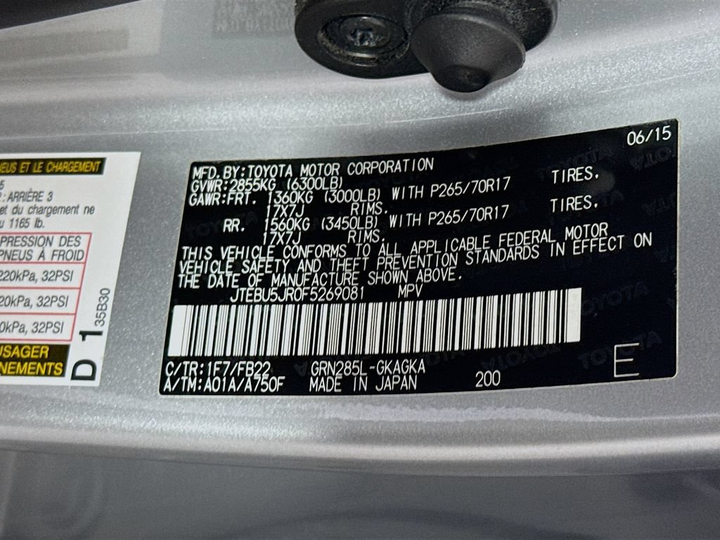 Used 2015 Toyota 4Runner SR5 AWD/4WD image 33