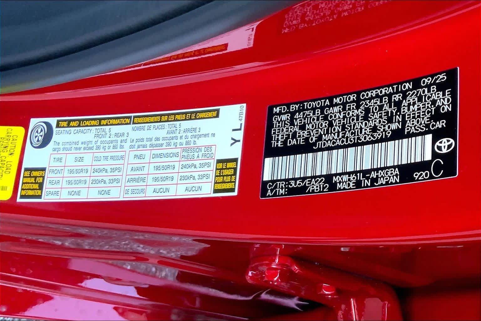 New 2026 Toyota Prius Plug-In Hybrid FWD image 22