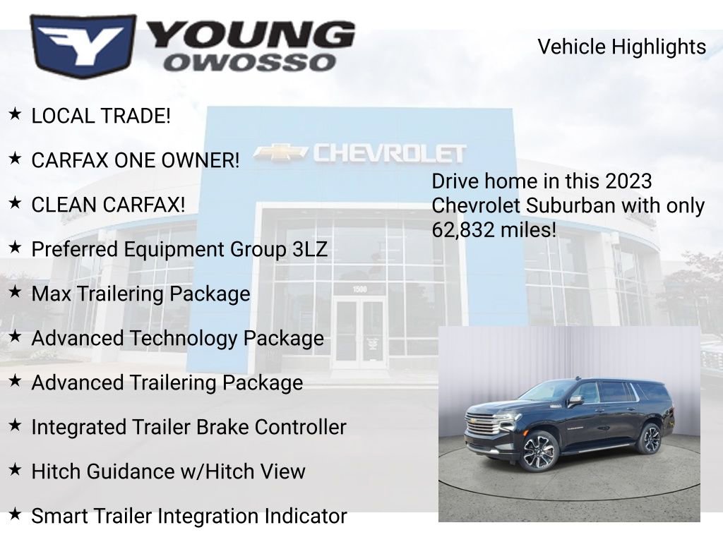 Certified 2023 Chevrolet Suburban High Country w/ Advanced Technology Package image 8