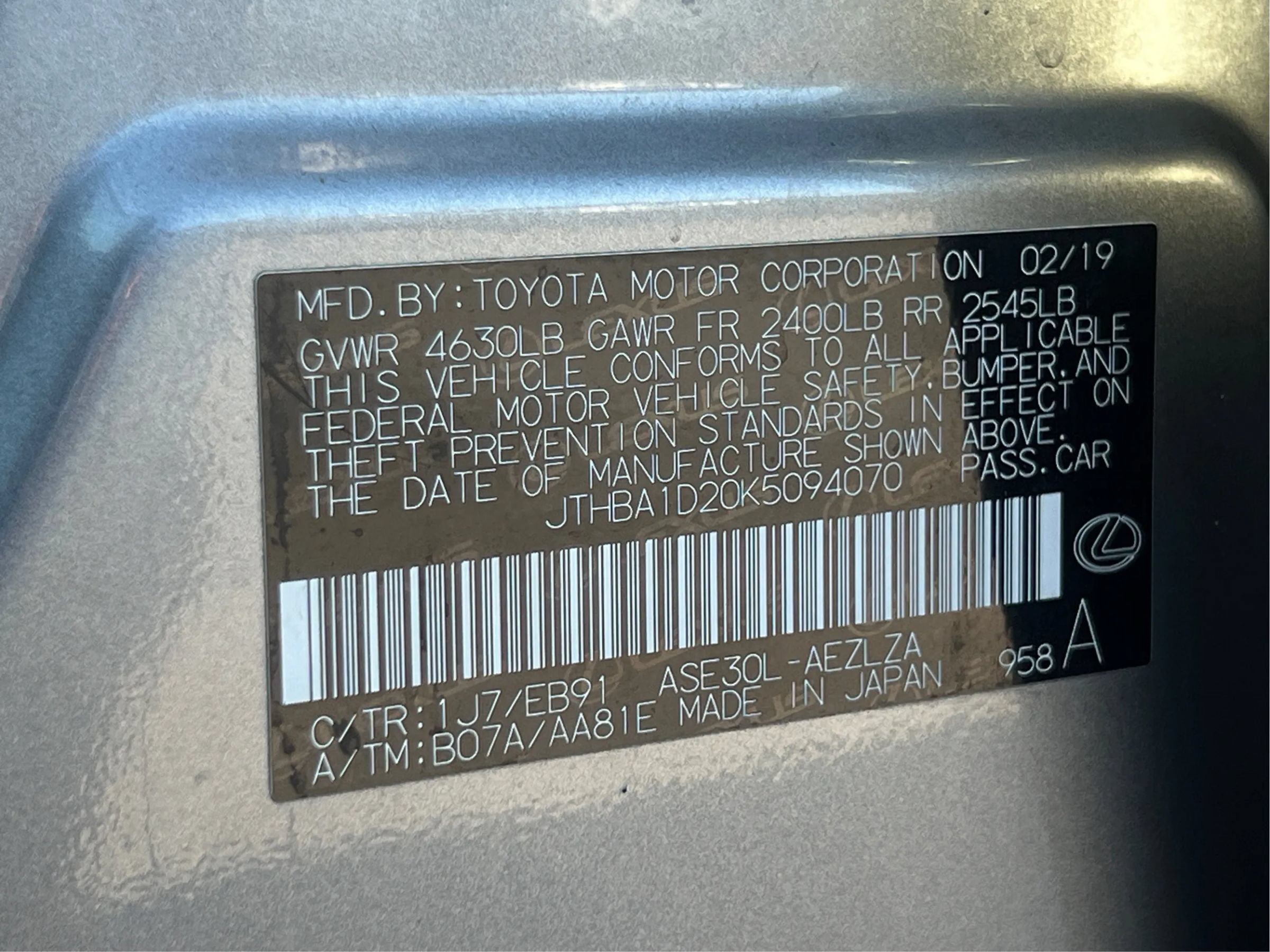 Used 2019 Lexus IS 300 w/ Premium Package RWD image 58