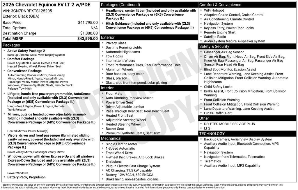 New 2026 Chevrolet Equinox EV LT FWD image 10