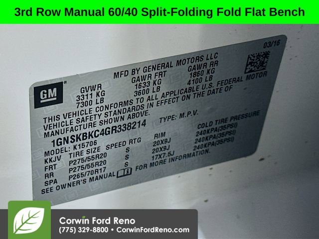 Used 2016 Chevrolet Tahoe LT AWD/4WD image 35