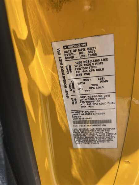 Used 2021 GMC Savana 3500 Extended w/ Power Convenience Package RWD image 9